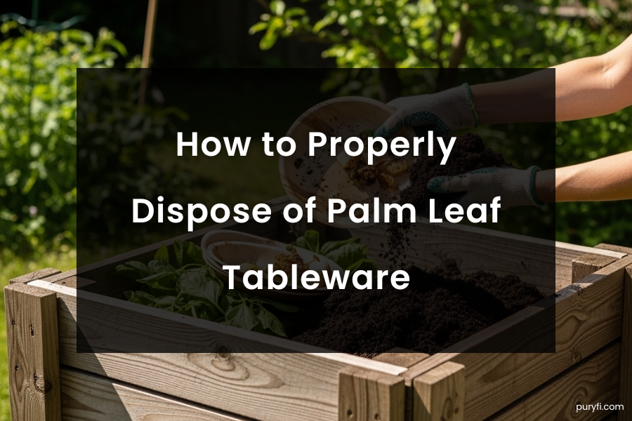 How to Properly Dispose of Palm Leaf Tableware