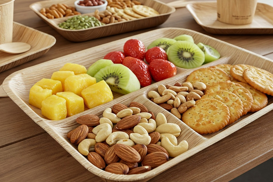 palm leaf plates everyday use snacks