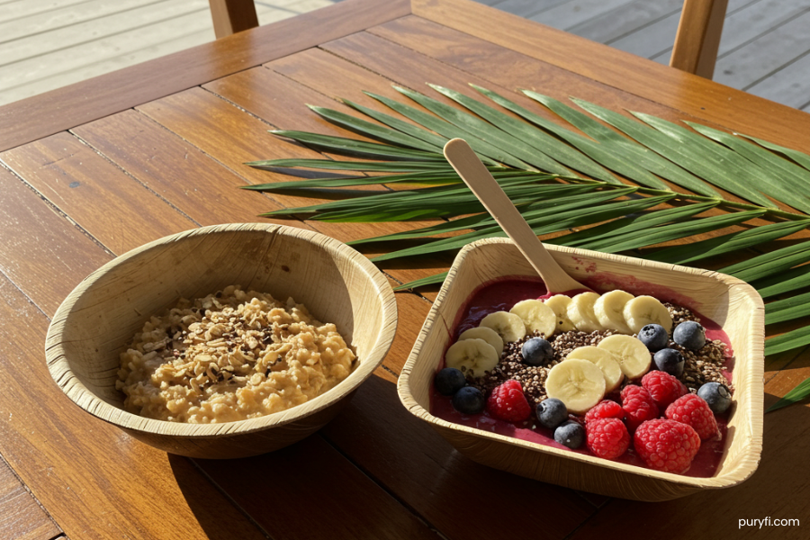 palm leaf plates everyday use breakfast