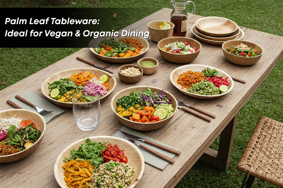 Palm Leaf Tableware: The Perfect Companion for Vegan and Organic Meals