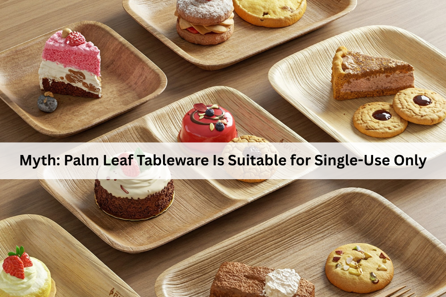 palm leaf tableware myths single use