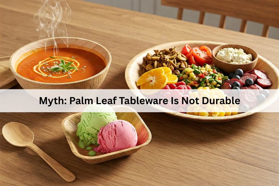 palm leaf tableware durable and sturdy