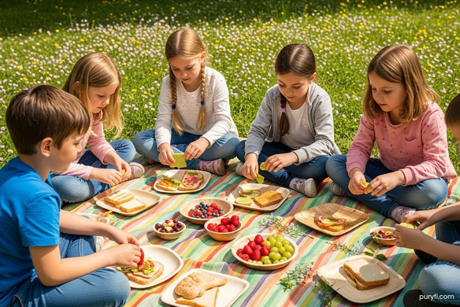 palm leaf plates for kids