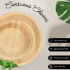 Palm Leaf Plates - Round, 8 and 10 inches (Combo Pack of 25 Each) - Image 3
