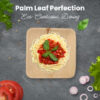 Palm Leaf Plates - Square, 6-inch (Pack of 25) - Image 4