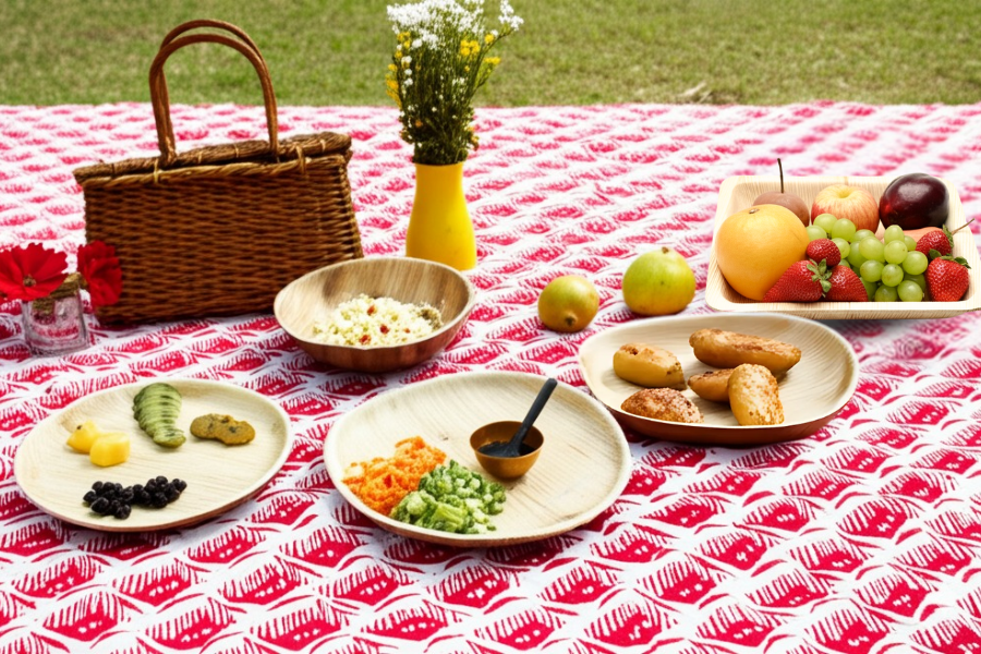 eco-friendly outdoor dining picnic
