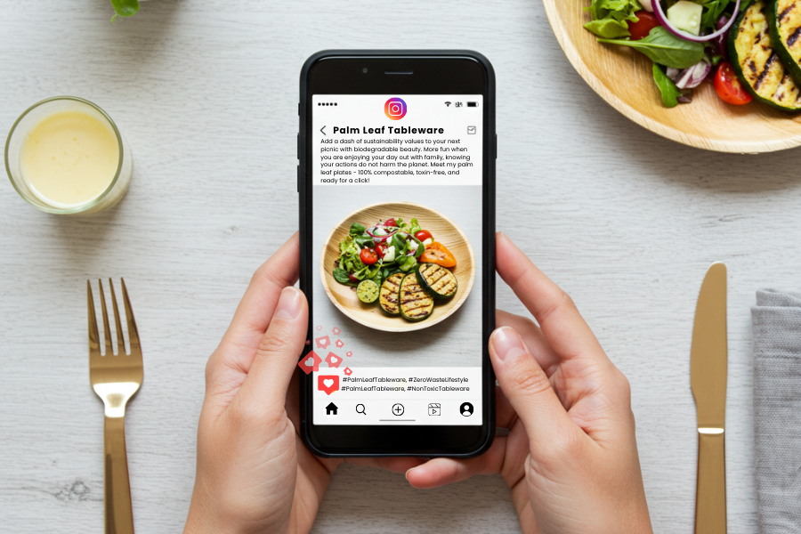 plating photos for social media post hashtags