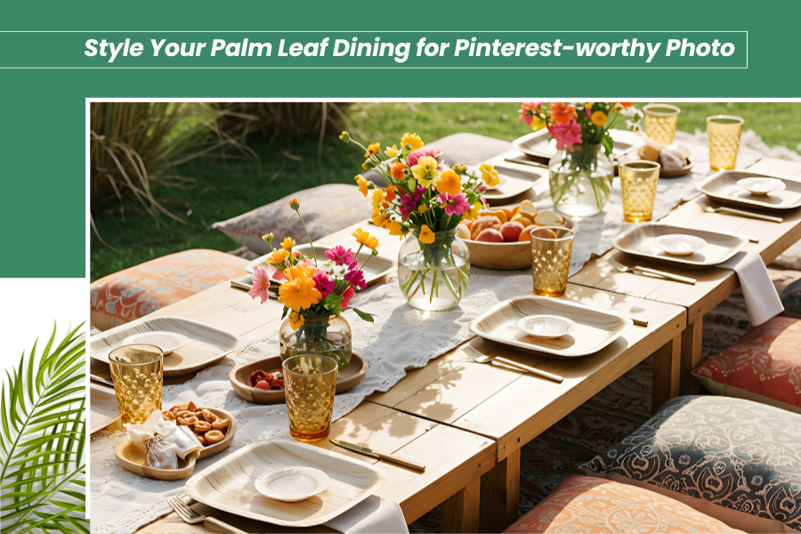 Style Your Palm Leaf Dining for Pinterest-worthy Photo