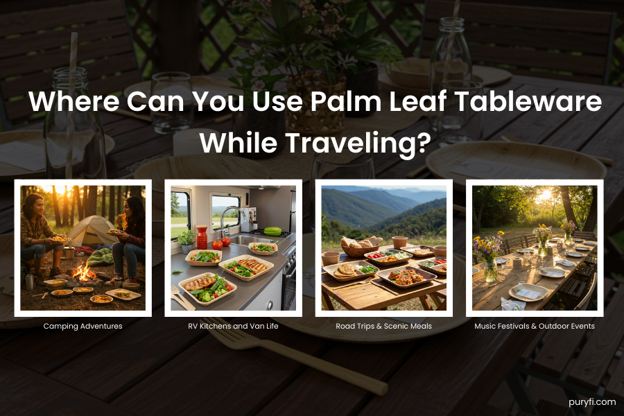 travel-friendly disposable tableware