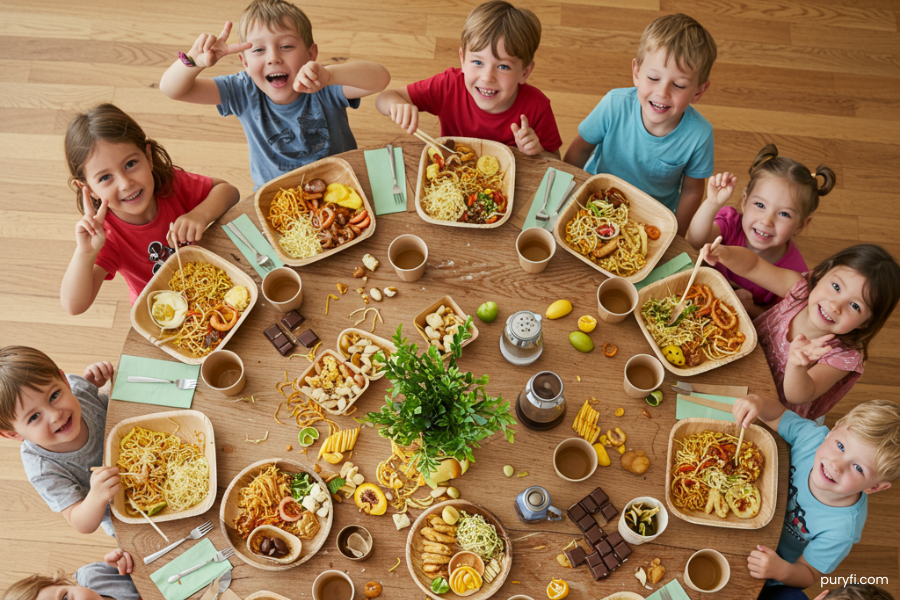 Kids party plates