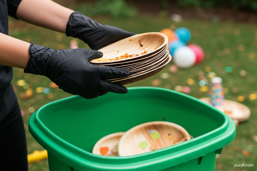 Kids party plates sustainable